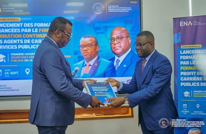 Jean-Pierre Lihau, vice-Premier ministre chargé de la Fonction publique en RDC.