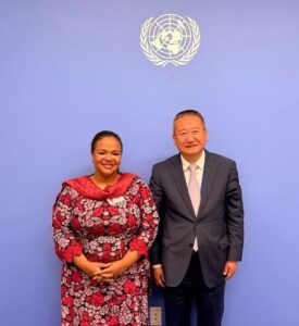 RDC : Kayikwamba Wagner échange avec Huang Xia à New York