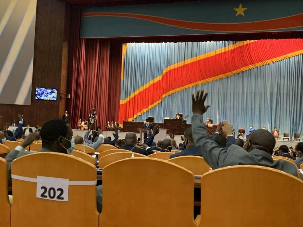 Assemblée nationale de la RDC examinant quatre projets de financement de 625 millions de dollars.
