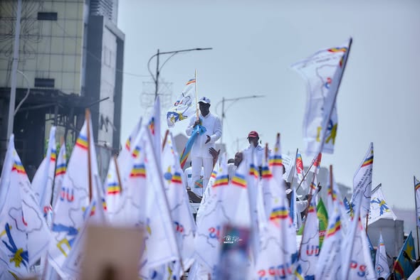 Augustin Kabuya, secrétaire général intérimaire de l’UDPS, lors d’une activité politique.