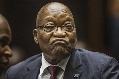 Jacob Zuma, ancien président sud-africain et dirigeant du parti MK.