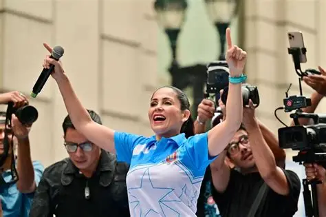 Luisa González, ancienne candidate de gauche à la présidentielle en Équateur.