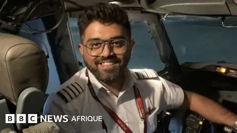 Le pilote indien Smit Machchhar, commandant du vol FZ1073 de Flydubai.