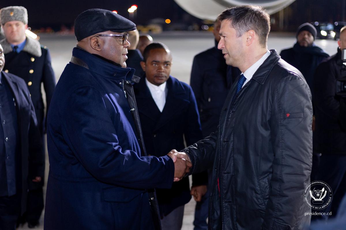 Félix Tshisekedi arrive à Moscou le 27 octobre 2026 pour participer au troisième Sommet Russie–Afrique.