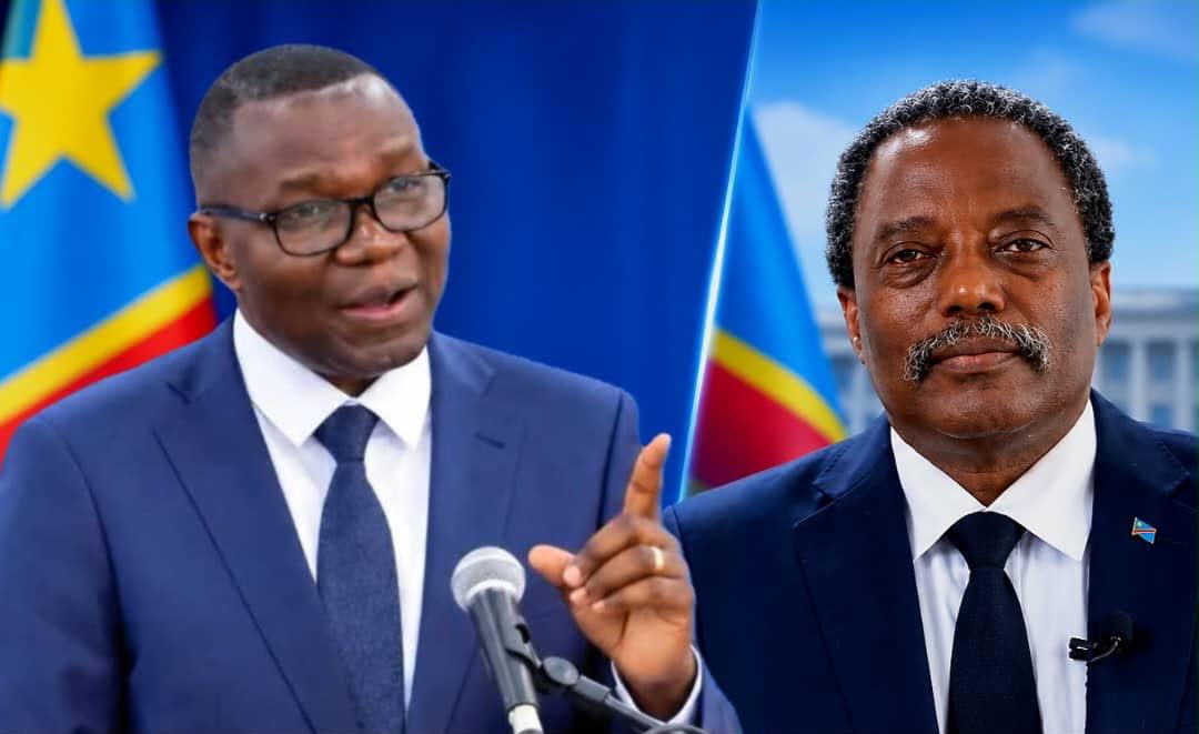 Julien Paluku Kahongya lors d’une intervention publique sur la situation sécuritaire dans l’Est de la RDC.