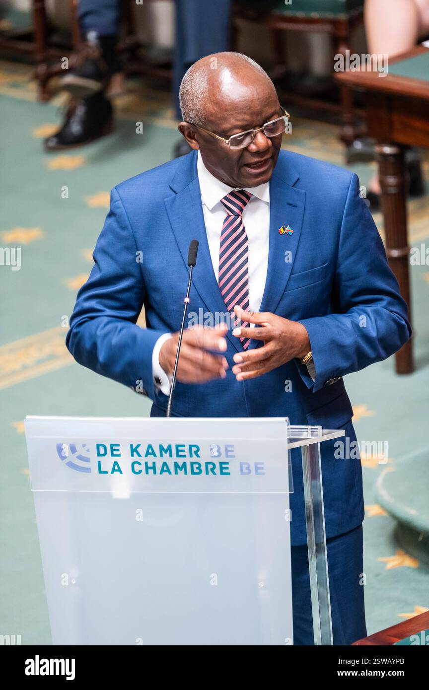Pierre Kompany lors de ses déclarations sur Joseph Kabila et l’armée congolaise.