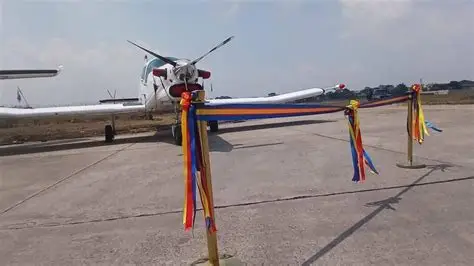 Aéronef utilisé pour la campagne de cartographie géophysique aéroportée du sous-sol de la RDC.
